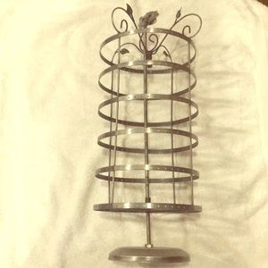 Earring holder metal steel